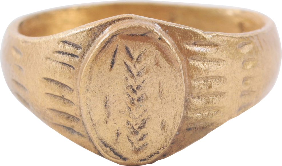 LATE MEDIEVAL WOMAN'S FASHION RING, SIZE 6 1/2 - The History Gift Store