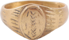 LATE MEDIEVAL WOMAN'S FASHION RING, SIZE 6 1/2 - The History Gift Store