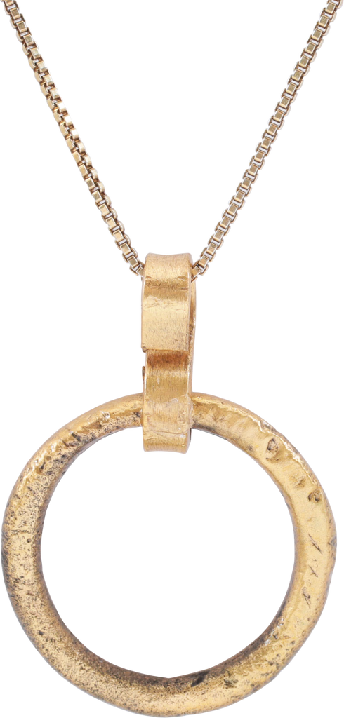 CELTIC PROSPERITY RING NECKLACE C.400-100 BC - The History Gift Store