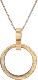 CELTIC PROSPERITY RING NECKLACE C.400-100 BC - The History Gift Store