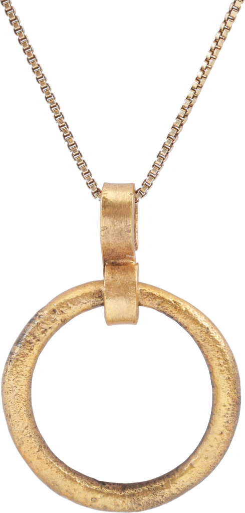 CELTIC PROSPERITY RING NECKLACE C.400-100 BC - The History Gift Store