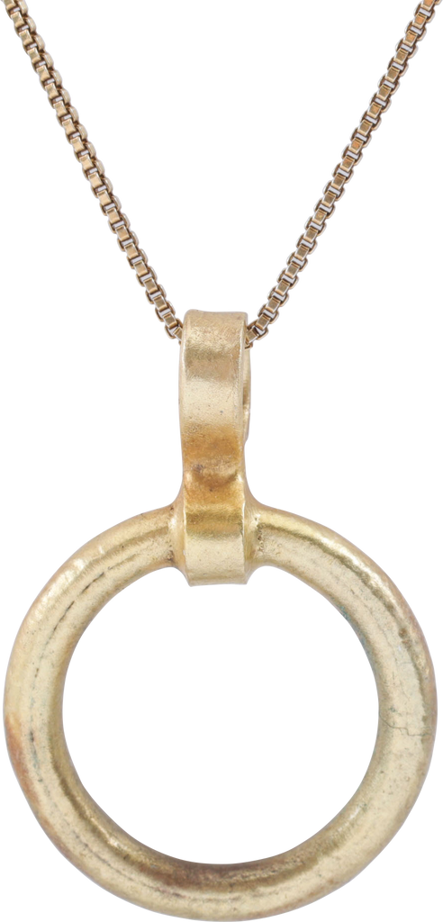 CELTIC PROSPERITY RING NECKLACE C.400-100 BC - The History Gift Store