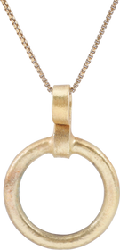 CELTIC PROSPERITY RING NECKLACE C.400-100 BC - The History Gift Store