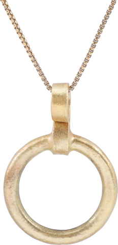 CELTIC PROSPERITY RING NECKLACE C.400-100 BC - The History Gift Store