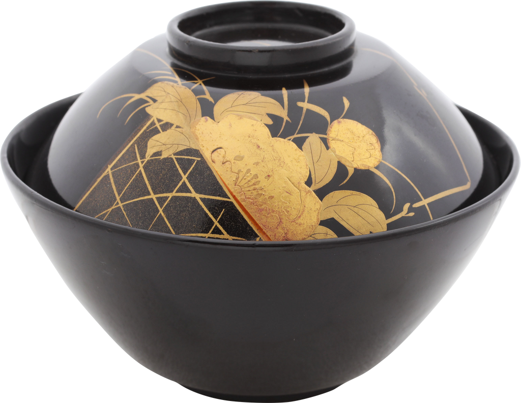 JAPANESE LACQUER BOWL OWAN BEFORE 1912 - Fagan Arms