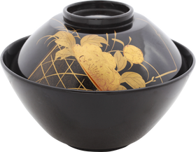 JAPANESE LACQUER BOWL OWAN BEFORE 1912 - Fagan Arms