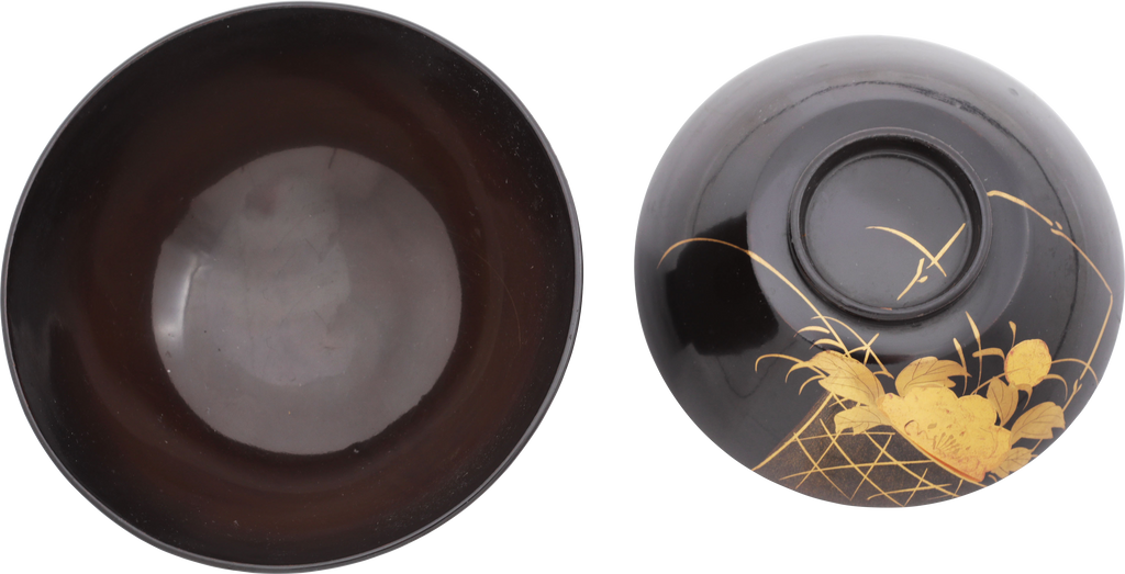 JAPANESE LACQUER BOWL OWAN BEFORE 1912 - Fagan Arms