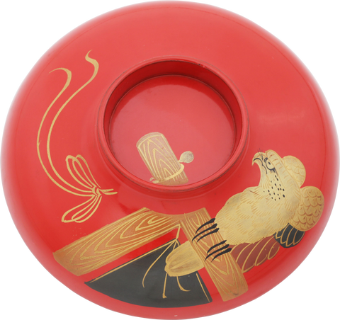 JAPANESE LACQUERED BOWL, OWAN. MEIJI PERIOD, BEFORE 1912 - Fagan Arms