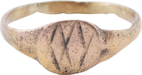 MEDIEVAL ENGLISH WOMAN’S RING, SIZE 8 ½ - The History Gift Store