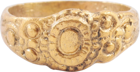 EUROPEAN BETROTHAL RING, 16TH-17TH CENTURY, SIZE 8 - The History Gift Store