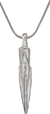 FINE GREEK SOCKETED ARROWHEAD NECKLACE, 690-250 BC - Fagan Arms