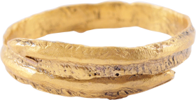 FINE VIKING COIL RING, C.850-1050 AD, SIZE 10 - The History Gift Store