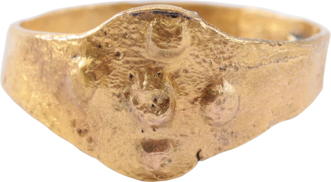 FINE VIKING SHIELD RING C.900-1100 AD, SIZE 8 1/4 - The History Gift Store