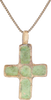 MEDIEVAL UKRAINIAN/RUSSIAN ENAMELED CROSS NECKLACE, 10TH-13TH CENTURY - The History Gift Store