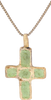 MEDIEVAL UKRAINIAN/RUSSIAN ENAMELED CROSS NECKLACE, 10TH-13TH CENTURY - The History Gift Store