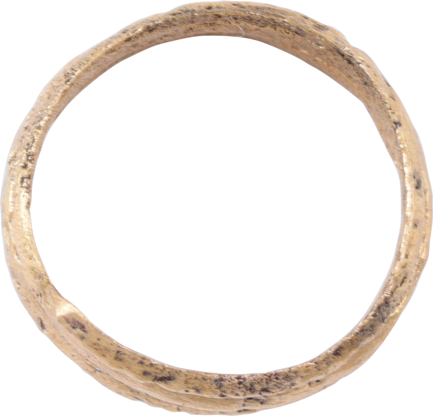 VIKING COIL RING, 9TH-10TH CENTURY AD, SIZE 6 3/4 - The History Gift Store