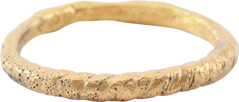 VIKING ROPED OR TWIST WEDDING RING, C.866-1067 AD, SIZE 10 1/4 - The History Gift Store