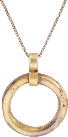 CELTIC PROSPERITY RING NECKLACE C.400-100 BC - The History Gift Store
