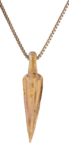 ROMAN TRIANGULAR ARROWHEAD NECKLACE 100BC-100AD - The History Gift Store