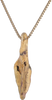 BRONZE GRECO-ROMAN ARROWHEAD PENDANT NECKLACE, 300 - 100 BC - Fagan Arms