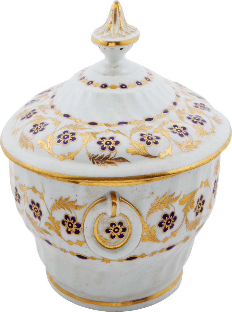 FINE FIRST PERIOD WORCESTER SUGAR BOWL - Fagan Arms