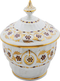 FINE FIRST PERIOD WORCESTER SUGAR BOWL - Fagan Arms