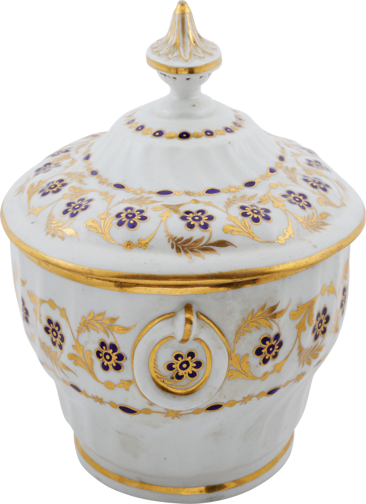FINE FIRST PERIOD WORCESTER SUGAR BOWL - Fagan Arms