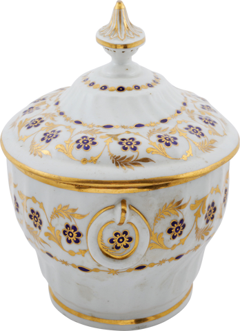 FINE FIRST PERIOD WORCESTER SUGAR BOWL - Fagan Arms