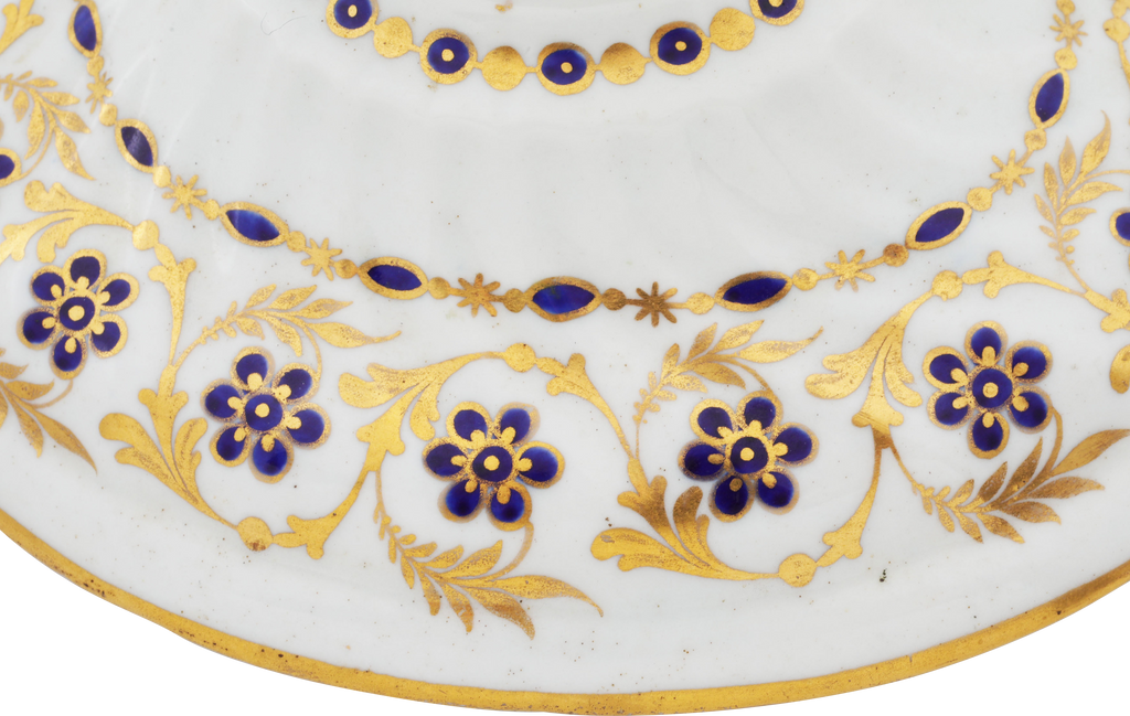 FINE FIRST PERIOD WORCESTER SUGAR BOWL - Fagan Arms