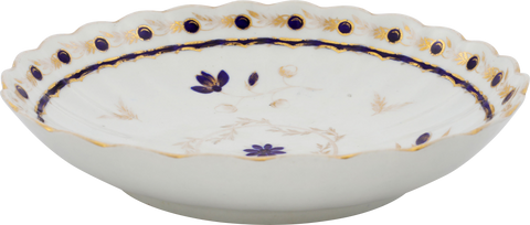 FINE FIRST PERIOD WORCESTER EXPORT DISH OR SHALLOW BOWL C.1770-83 - The History Gift Store