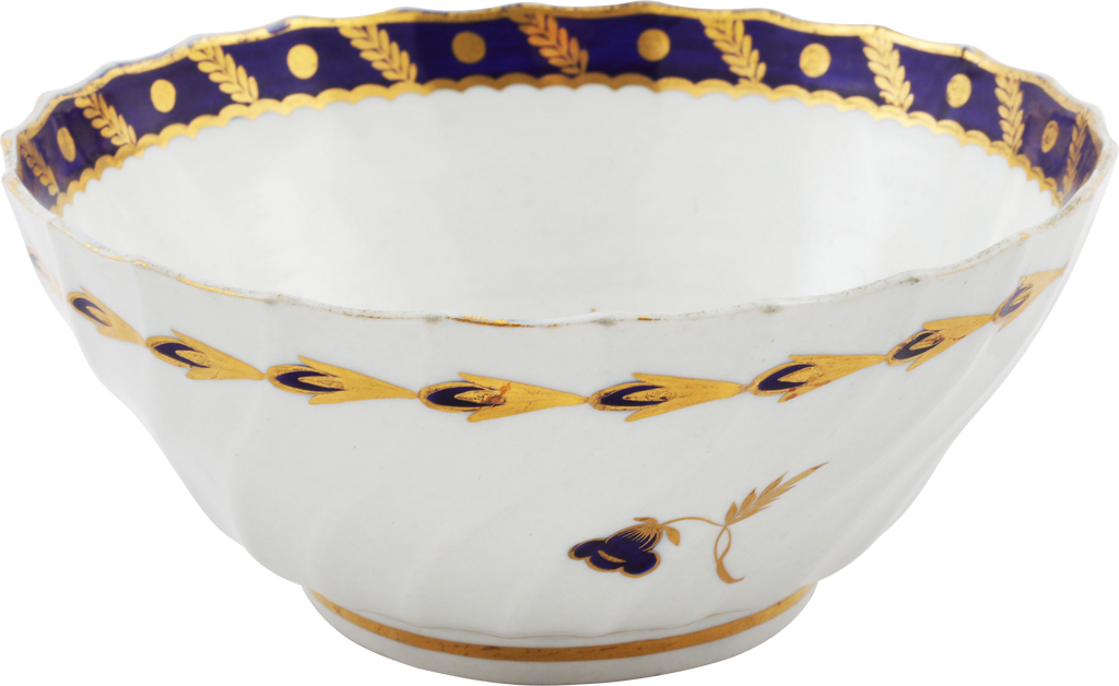 ENGLISH EXPORT POTTERY, FIRST PERIOD WORCESTER BOWL - The History Gift Store