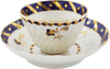 SECOND PERIOD WORCESTER TEA BOWL AND SAUCER C.1783-91 - The History Gift Store