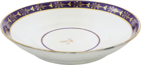 SCOTTISH PRIDE! WORCESTER BOWL, C.1790 - The History Gift Store
