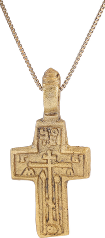 FINE EASTERN EUROPEAN CROSS NECKLACE - The History Gift Store