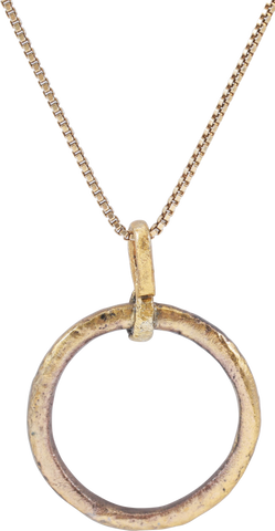 CELTIC PROSPERITY RING NECKLACE C.400-100 BC - The History Gift Store