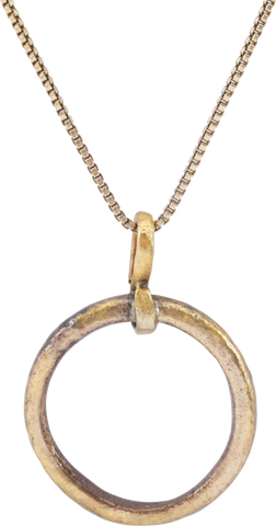 CELTIC PROSPERITY RING NECKLACE C.400-100 BC - The History Gift Store