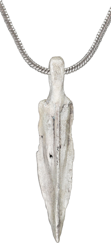 GREEK BRONZE ARROWHEAD PENDANT NECKLACE, HELLENISTIC, 600-300 BC - Fagan Arms