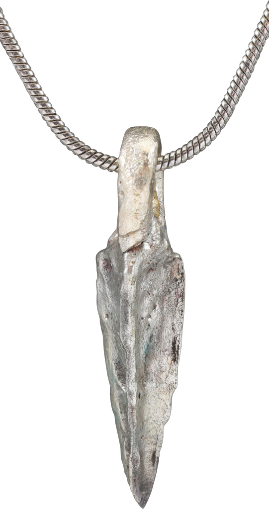 BRONZE ARROWHEAD PENDANT NECKLACE, HELLENISTIC GREEK, 300 - 100 BC - Fagan Arms