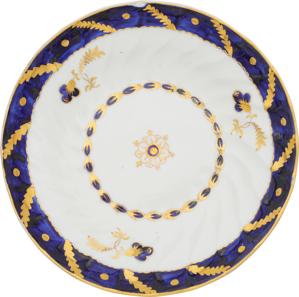 WORCESTER TEA BOWL AND SAUCER C.1783-92 - The History Gift Store