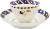 WORCESTER TEA BOWL AND SAUCER C.1783-92 - The History Gift Store