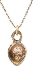 ANCIENT ROMAN SHELL PENDANT NECKLACE C.100-350 AD - The History Gift Store