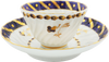 WORCESTER TEA BOWL AND SAUCER C.1783-92 - The History Gift Store