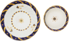 WORCESTER TEA BOWL AND SAUCER C.1783-92 - The History Gift Store