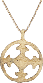 CRUSADER'S CROSS PENDANT NECKLACE, 11TH-13TH CENTURY - Fagan Arms