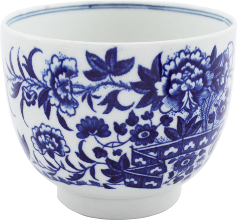 WORCESTER FIRST PERIOD SUCRIER (SUGAR BOWL) C.1770 - Fagan Arms