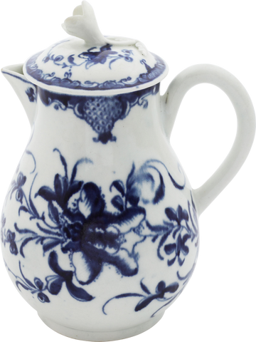 FINE FIRST PERIOD WORCESTER CREAMER, 1755-83 - Fagan Arms