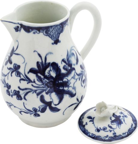 FINE FIRST PERIOD WORCESTER CREAMER, 1755-83 - Fagan Arms