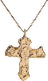 FINE EUROPEAN CHRISTIAN CROSS NECKLACE, 17TH-18TH CENTURY - The History Gift Store