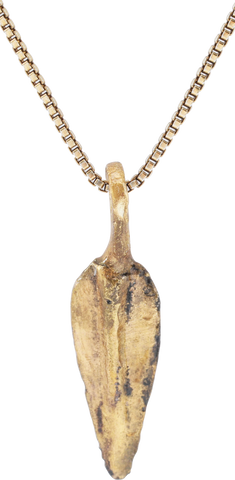 ANCIENT GREEK ARROWHEAD PENDANT NECKLACE, C.7TH-3RD CENTURY BC - Fagan Arms