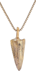 ROMAN ARROWHEAD PENDANT NECKLACE, C.100 BC - The History Gift Store